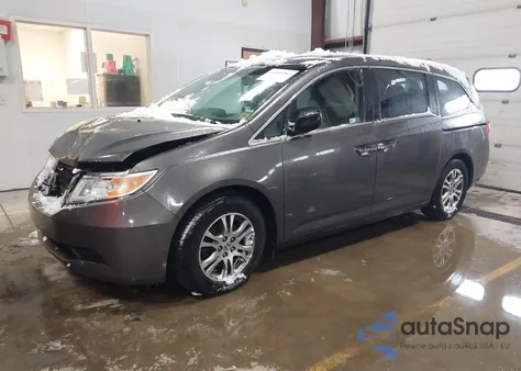 2011 Honda Odyssey Ex-L from USA, damaged, VIN 5FNRL5H6XBB094025